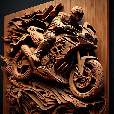 3D model Ducati Hyperstrada (STL)